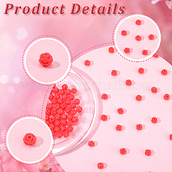 2 нити синтетических коралловых резных бусин нити&nbsp;CORA-PA0001-01