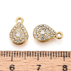 Подвески из нержавеющей стали 304 со стразами&nbsp;STAS-N110-36G