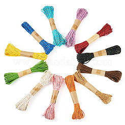 12 рулон 12-х цветных скрученных соломенных бумажных шнуров OCOR-TA0002-96