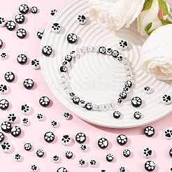 400шт 4 стиля непрозрачные акриловые бусины&nbsp;OACR-SP0001-56