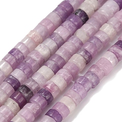 Натуральный лепидолит / пурпурный слюдяный камень бисер пряди G-Z110-A11-2x4mm