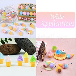 33 шт. 11 стиля смоляная модель еды скульптура витрина украшения&nbsp;DIY-CJ0003-16