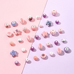 68шт 16 стиля фарфоровые бусины ручной работы PORC-FS0001-11