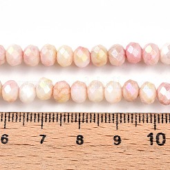 Нити из окрашенных стеклянных бусин с эффектом омбре&nbsp;LS-GLAA-C023-02-A03