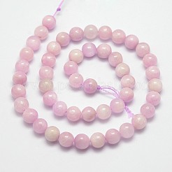 Природные кунцит бисер нитей&nbsp;G-D856-03-8mm