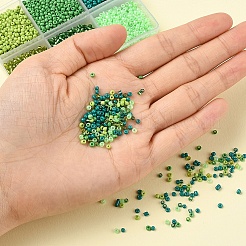 4500шт 6 стиля 12/0 стеклянных бисера&nbsp;SEED-YW0001-27D