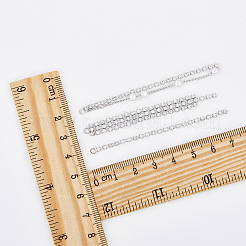 24 шт. 3 стиля латунная цепочка с кристаллами и стразами большие подвески KK-DC0003-19