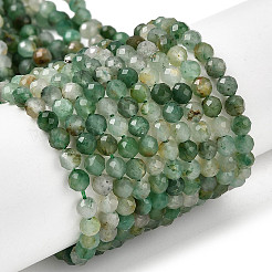 Природные африканские нефритовые бусы пряди G-K366-C03-4mm