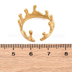 Открытые манжеты из нержавеющей стали 304 с изображением морских животных&nbsp;RJEW-Q005-01F-G