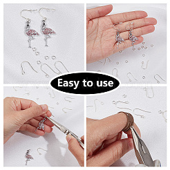 6 пара 3 стиля 925 крючка для сережек из стерлингового серебра FIND-GO0001-70