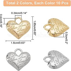 Подвески из сплава 20шт 2 цветов&nbsp;FIND-NB0002-39