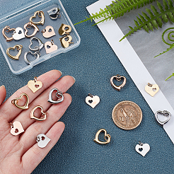 24 шт. 2 подвески из нержавеющей стали 304&nbsp;STAS-GA0001-19