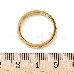 Кольца из нержавеющей стали 304 для женщин и мужчин&nbsp;RJEW-F189-02G