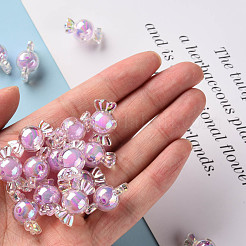 Прозрачные акриловые бусины&nbsp;TACR-S152-13B-A03