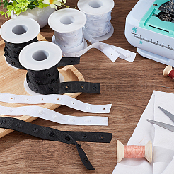 Ahademaker 10 ярд 2 цвета пластиковая лента с кнопками DIY-GA0005-11