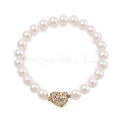 Латунные застежки из прозрачного кубического циркония с микропаве KK-C075-14G