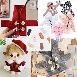 80 шт. двухцветные пластиковые пуговицы с тремя отверстиями DIY-GF0011-44