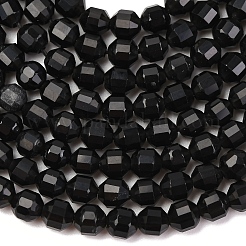 Природные обсидиана бисер нитей G-A260-A22-01