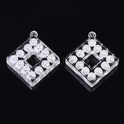 Прозрачные акриловые подвески X-TACR-R146-009