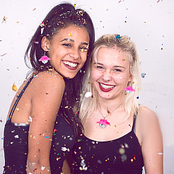 6 пара пластиковых колпачков со стеклянными диско-шарами&nbsp;SJEW-AN0001-10