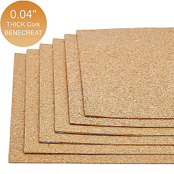 7 лист пробковых этикеток AJEW-BC0001-62