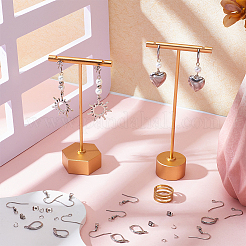 110 шт. 4 крючка для сережек из нержавеющей стали 304 и фурнитура для сережек с застежкой-молнией DIY-SC0024-14