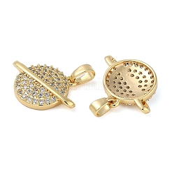 Латунные микро проложить кубического циркония подвески&nbsp;KK-U045-12G