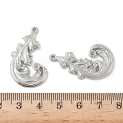 Подвески со стразами из нержавеющей стали 304 STAS-D376-09A-P