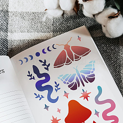 Трафареты для штампов из нержавеющей стали DIY-WH0242-236