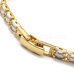 Браслет из латуни с ромбическими звеньями&nbsp;BJEW-Q771-08G