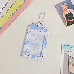 2 шт. держатели для фотокарточек из ПВХ со звездным узором&nbsp;DIY-CP0013-23B