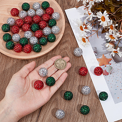 45 шт. 3-цветные прозрачные смоляные стразы с градиентным рисунком&nbsp;RESI-PH0002-35