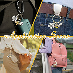 Брелок с подвесками из эмали из сплава 72 шт.&nbsp;KEYC-OC00006