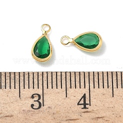 Латунь стекло амулеты&nbsp;KK-Z136-15G-01