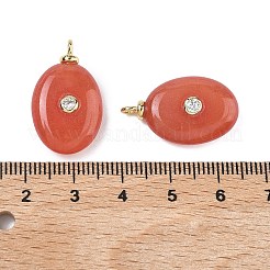 Крашеные натуральный белый нефрит подвески&nbsp;KK-C251-01B-01