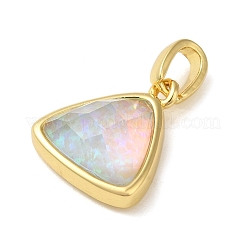 Стойка из латуни с подвесками из синтетического опала&nbsp;KK-S370-10G-03