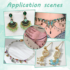 114шт 19 цвета стеклянные подвески&nbsp;PALLOY-PH01699