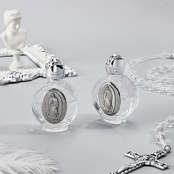 12 шт. стеклянные пустые бутылки для святой воды для религиозных целей AJEW-GA0008-90A-AS