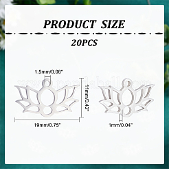 20 шт. подвески из нержавеющей стали 201&nbsp;STAS-UN0040-68