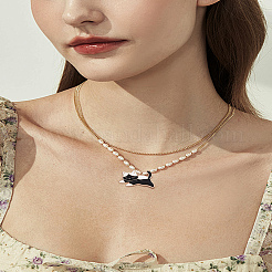 42шт 3 цвета сплава эмалевые подвески&nbsp;ENAM-LP0001-80