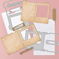 Трафареты для резки углеродистой стали в стиле ретро DIY-WH0309-1029