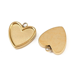 Оправы для подвесок из нержавеющей стали 304 в виде кабошонов&nbsp;X-STAS-A194-05E-G