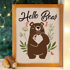 Самоклеящийся трафарет для шелкографии DIY-WH0338-202