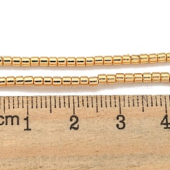 Гальванические нити из синтетических немагнитных гематитовых бусин G-I360-D01-02