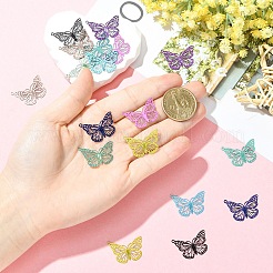 18 шт. 9-х цветные подвески для электрофореза из нержавеющей стали 430&nbsp;STAS-YW0011-16