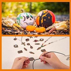 18 шт. 9 стильные подвески из сплава со стразами на Хэллоуин JX161A