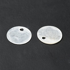 Подвески из натуральной оболочки Capiz BSHE-G029-15