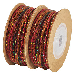2 рулон сегментного окрашенного хлопкового шнура-шнура OCOR-TA0002-95A