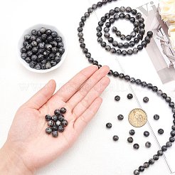 Натуральные нити бус из ларвикита G-AR0001-22