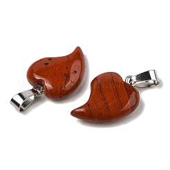 Природные красной яшмы подвески&nbsp;G-B127-11P-07